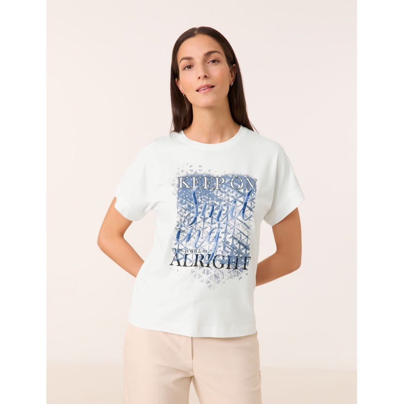 T-Shirt with Dropped Shoulders