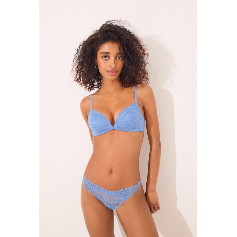 Classic Blue Lace Panty