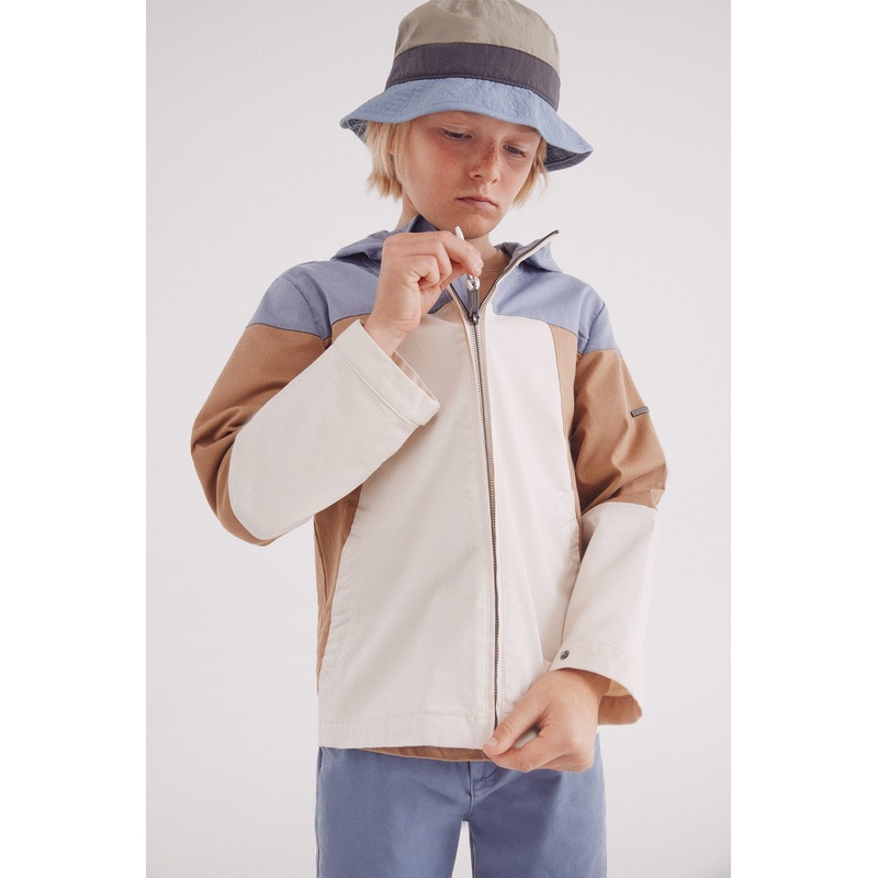 Contrast Parka For Boys