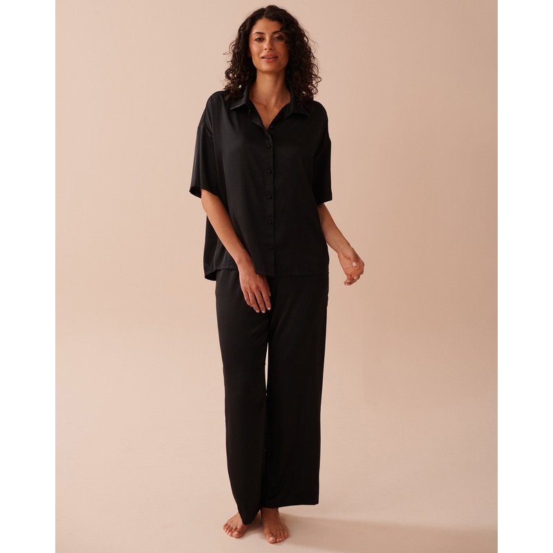 Luxury Edition Short Sleeve Satin Pajama Set
