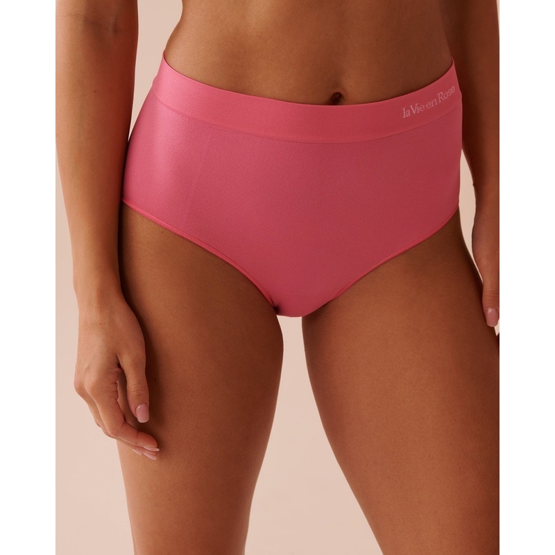 Seamless Fabric High Waist Bikini Panty