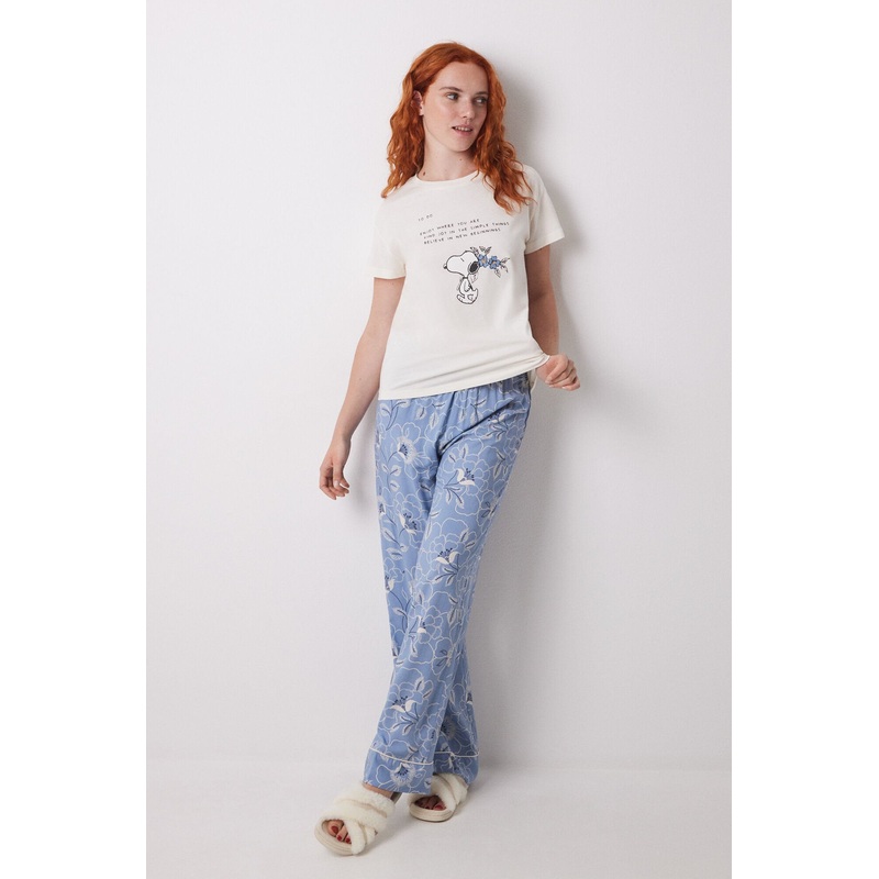 100% Cotton Snoopy Short Sleeve T-Shirt
