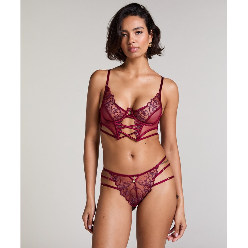 Jacky Open Crotch Brazilian - Red