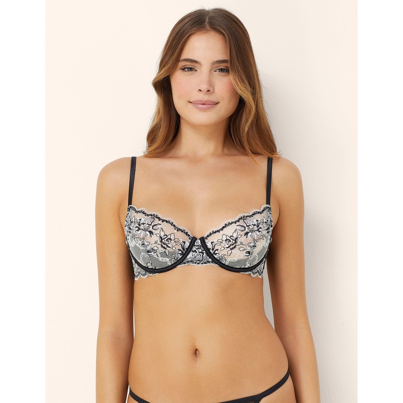 Lace Balcony Bra with Underwire Lola