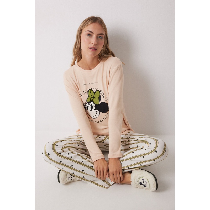 Minnie Long Long Sleeve Pajamas