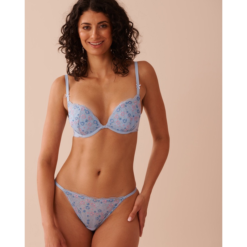 Push-Up Plunge Demi Bra in Different Cup Sizes