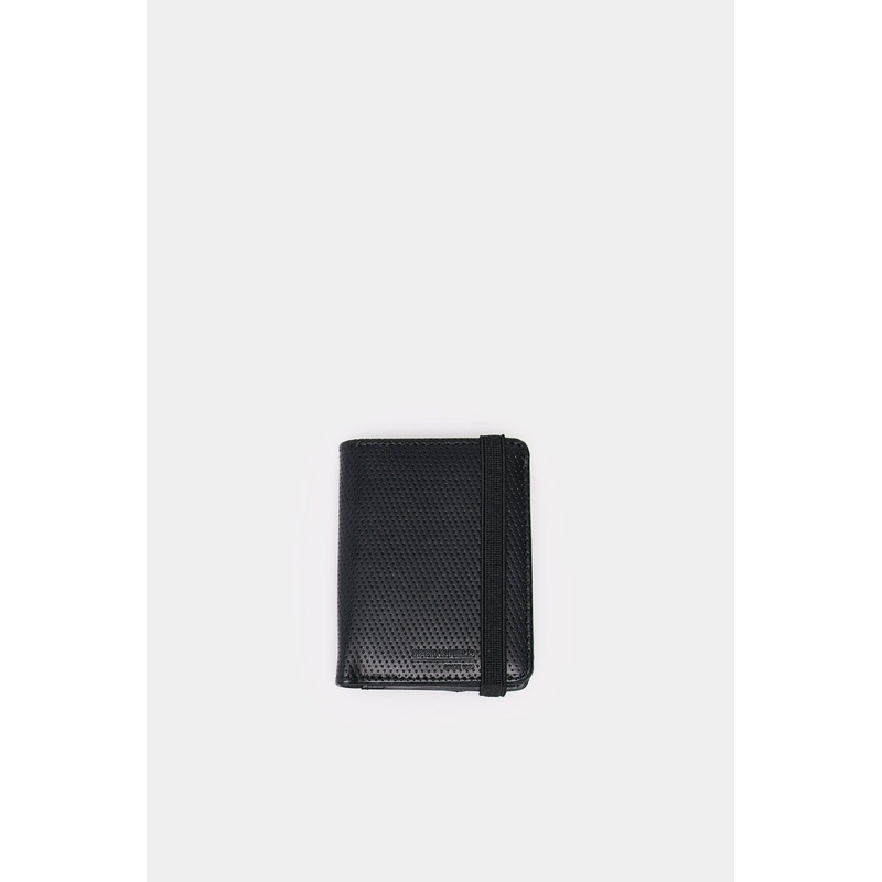 Slim Leather Effect Wallet with Micro Perforation