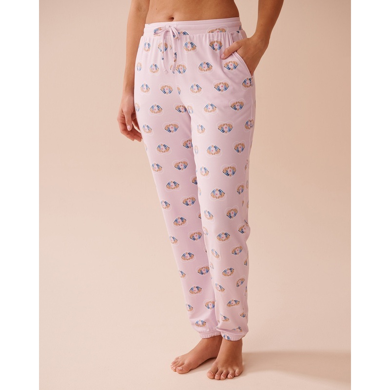 Dog Print Super Soft Jogger Pajama Pants