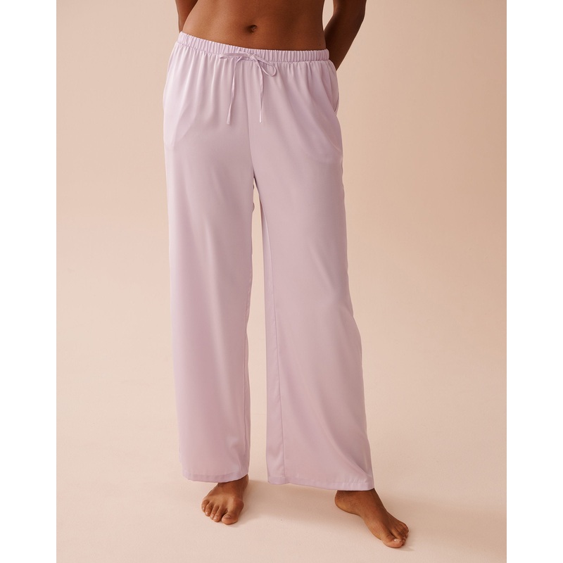 Luxury Edition Lavender Garden Print Satin Pants