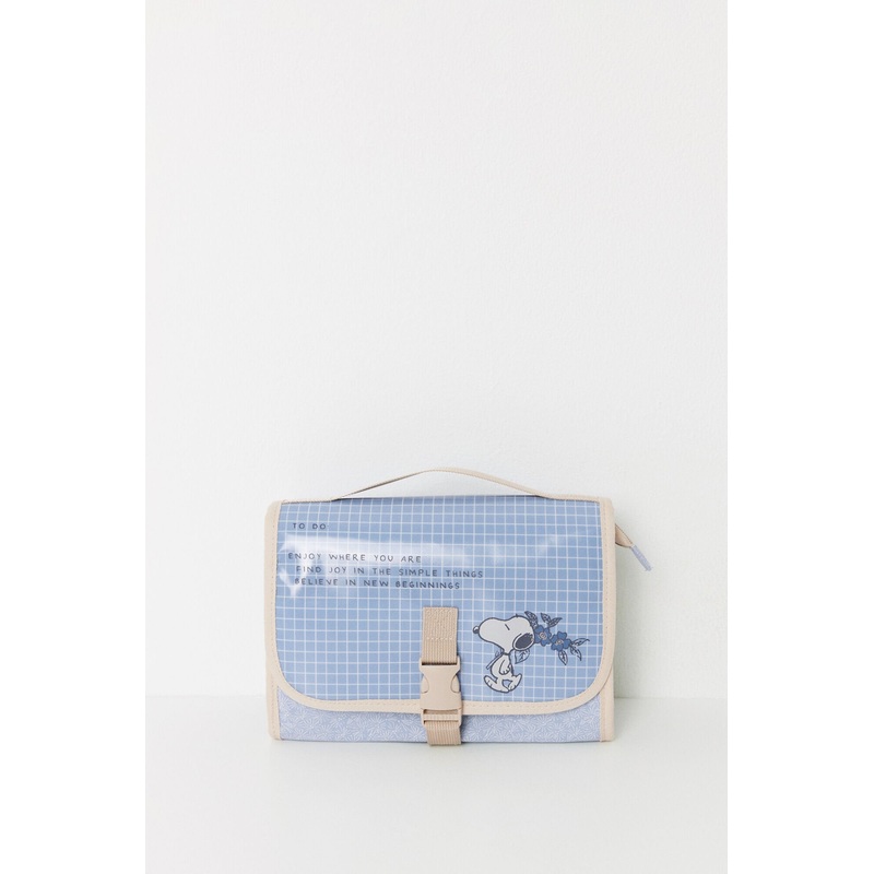 Medium Blue Snoopy Vanity Case