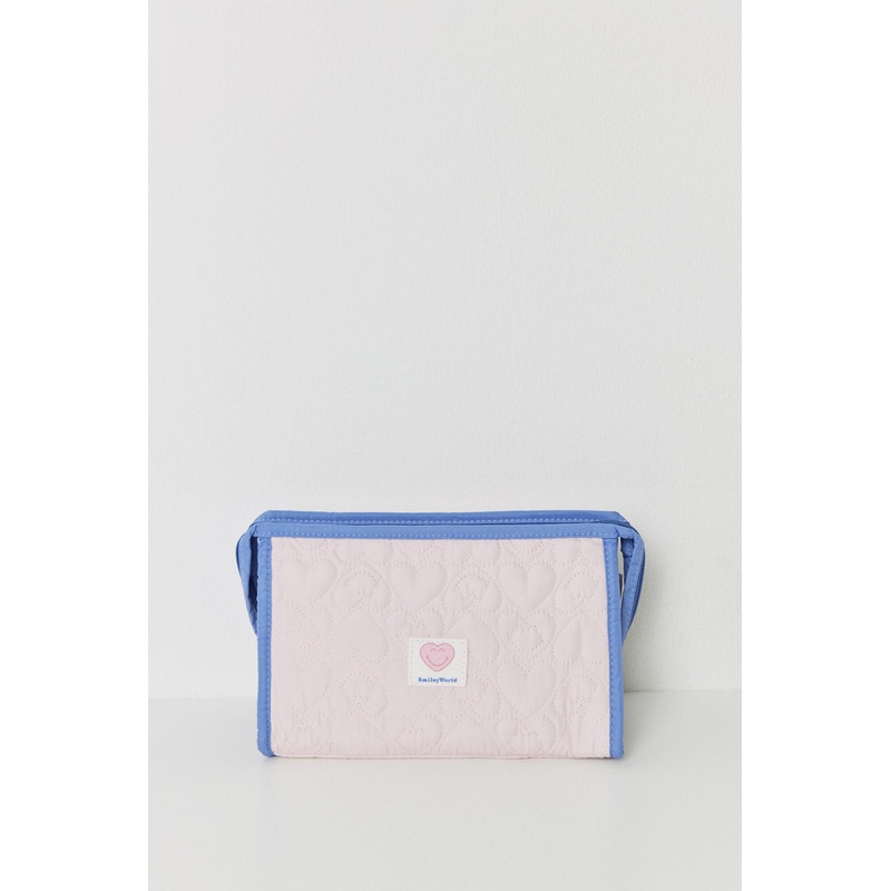 Medium Padded Smiley Hearts Toiletry Bag