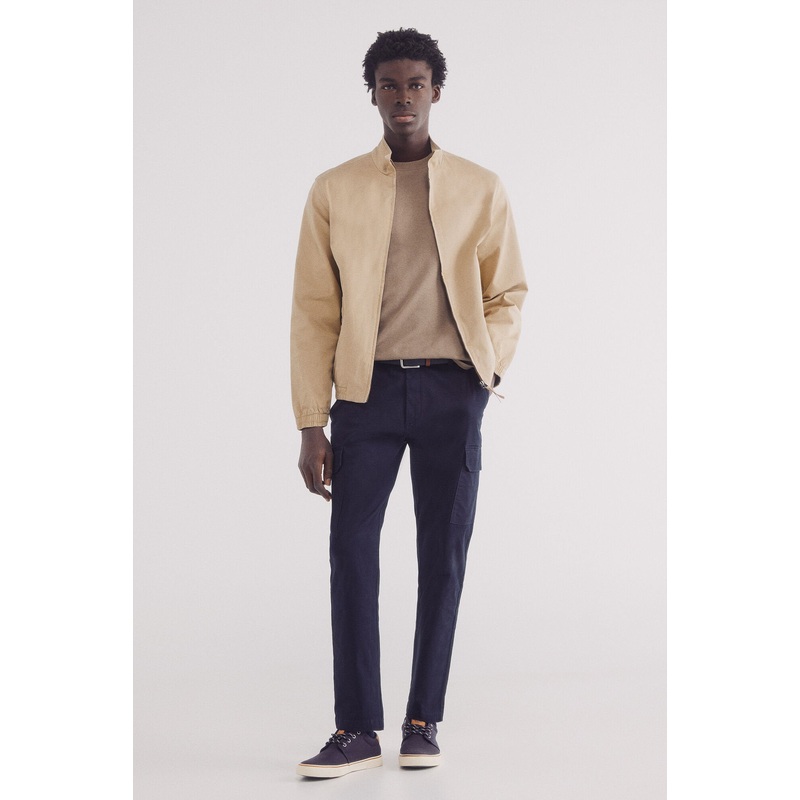 Slim Fit Comfort Cargo Chinos