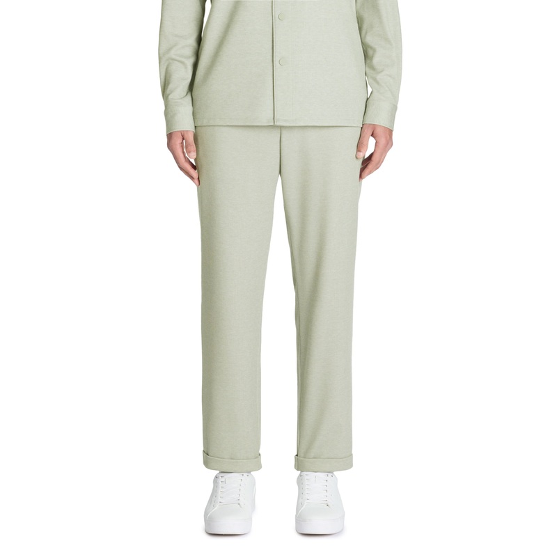 Slim Stretch Cotton Pants - Green