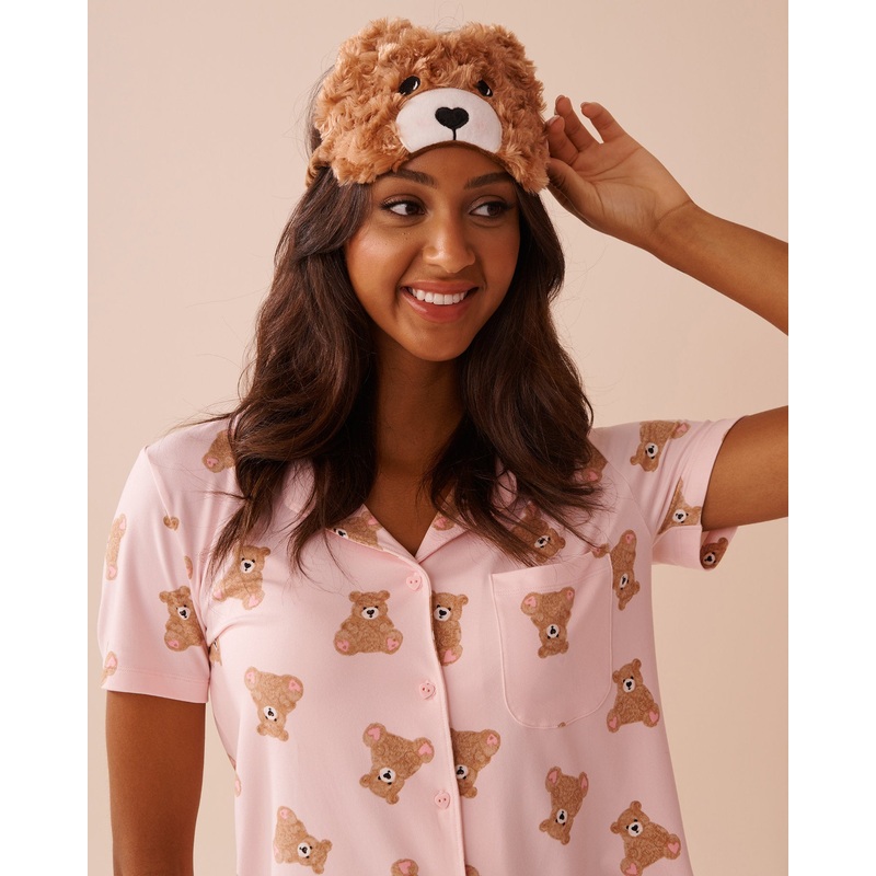 Teddy Bear Sleep Mask