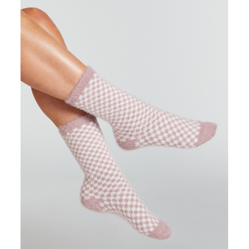 2 Pairs of Socks Cosy - Purple