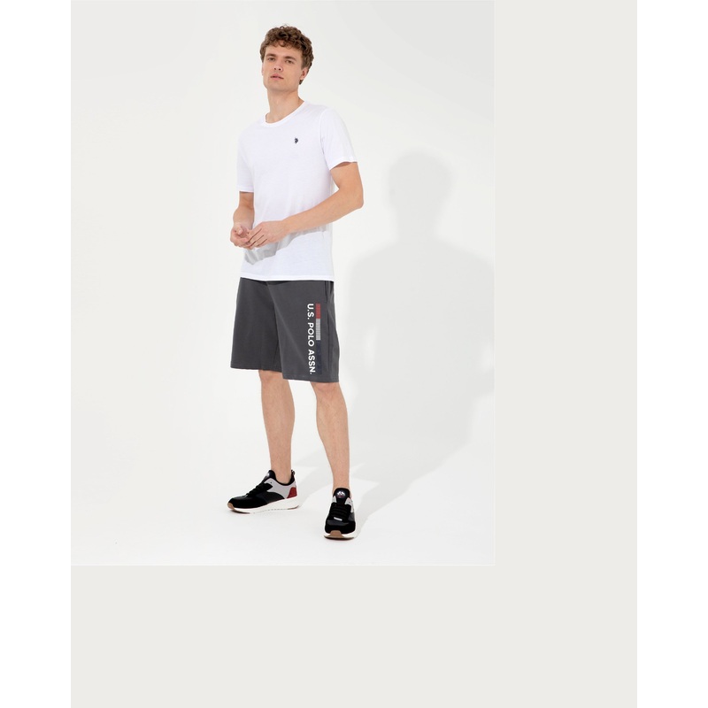 Dark Grey Knitted Shorts
