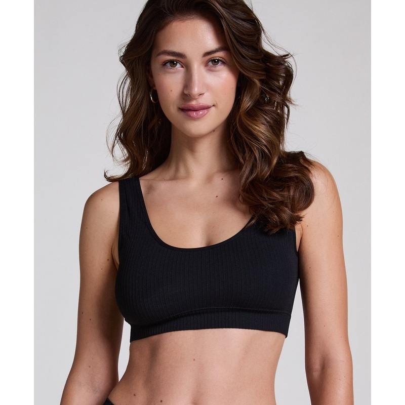 Dianne Scoop Bralette - Black
