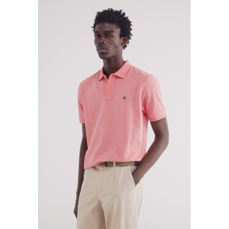 Essential Regular Fit Piqu Polo Shirt