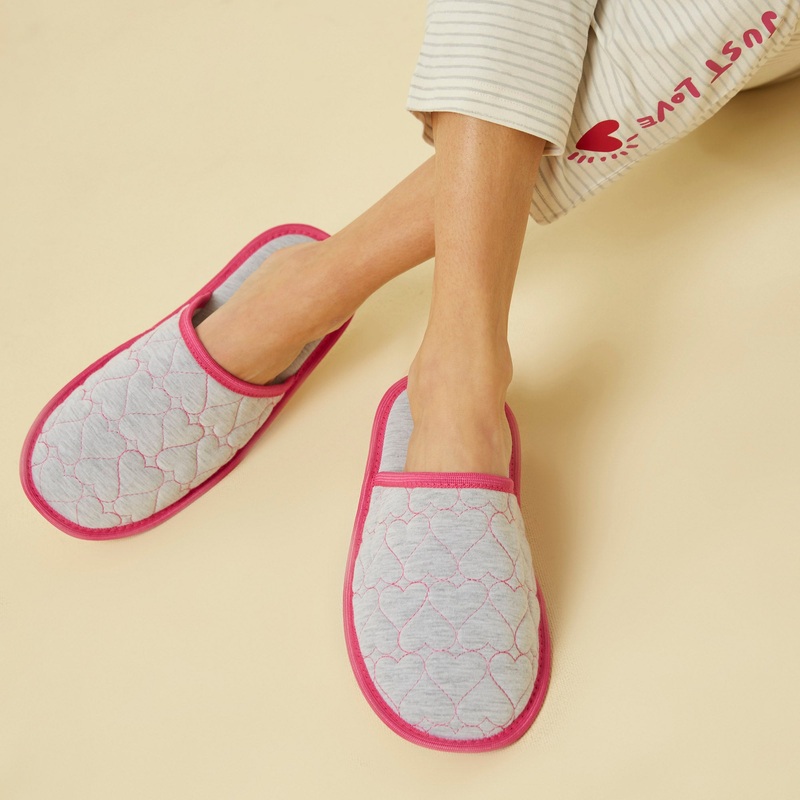 Grey House Slippers