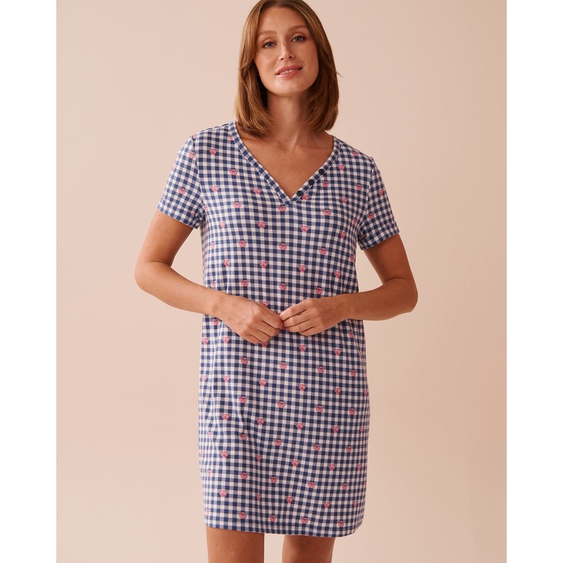 Heart and Letter Print Sleepshirt