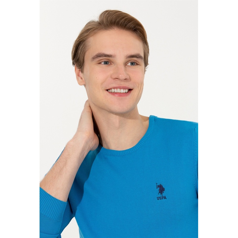 Light Blue Knitting Jumper