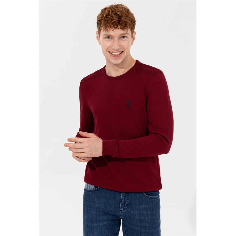 Red Knitting Jumper