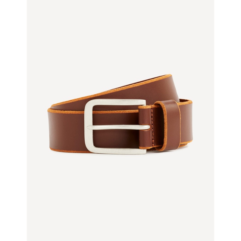 100% Leather Belt - Chocolate