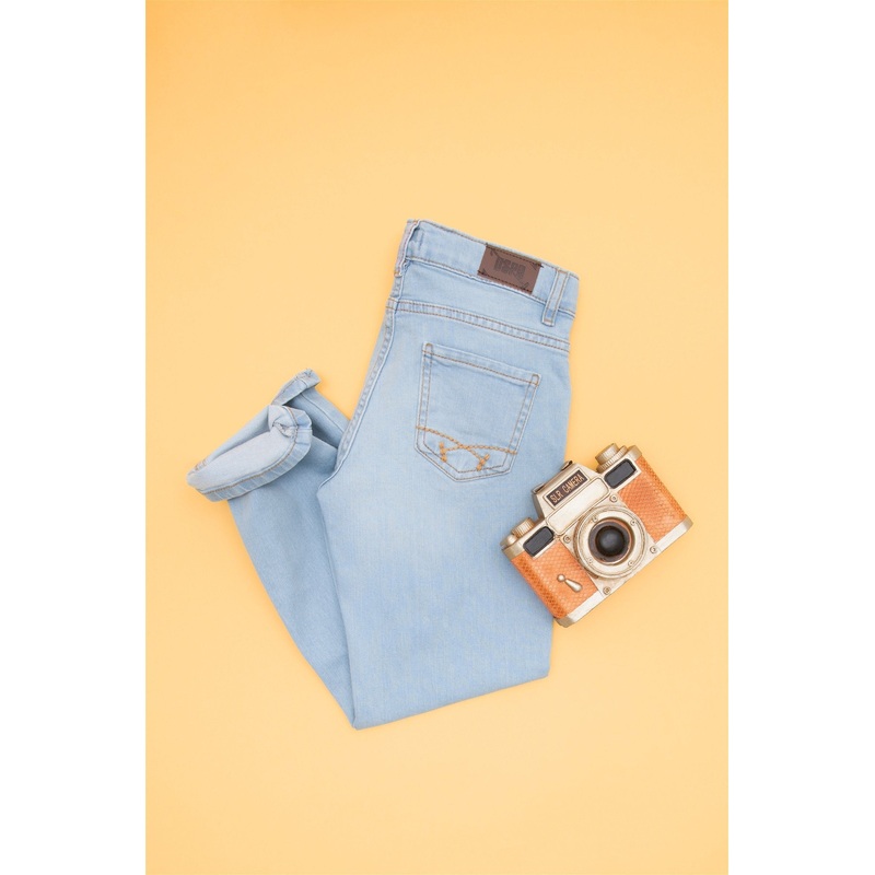 Boy's Light Blue Denim Trousers