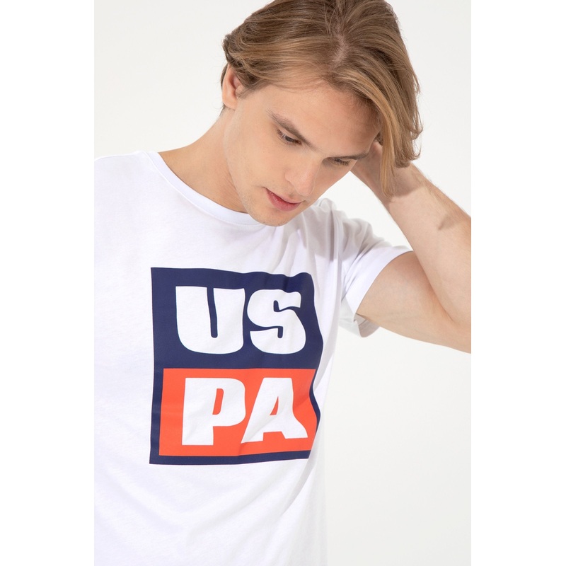 Men's White Crew Neck T-Shirt