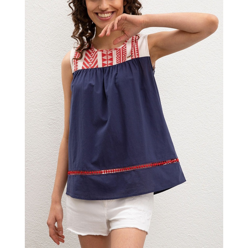 Middle Blue Shirt