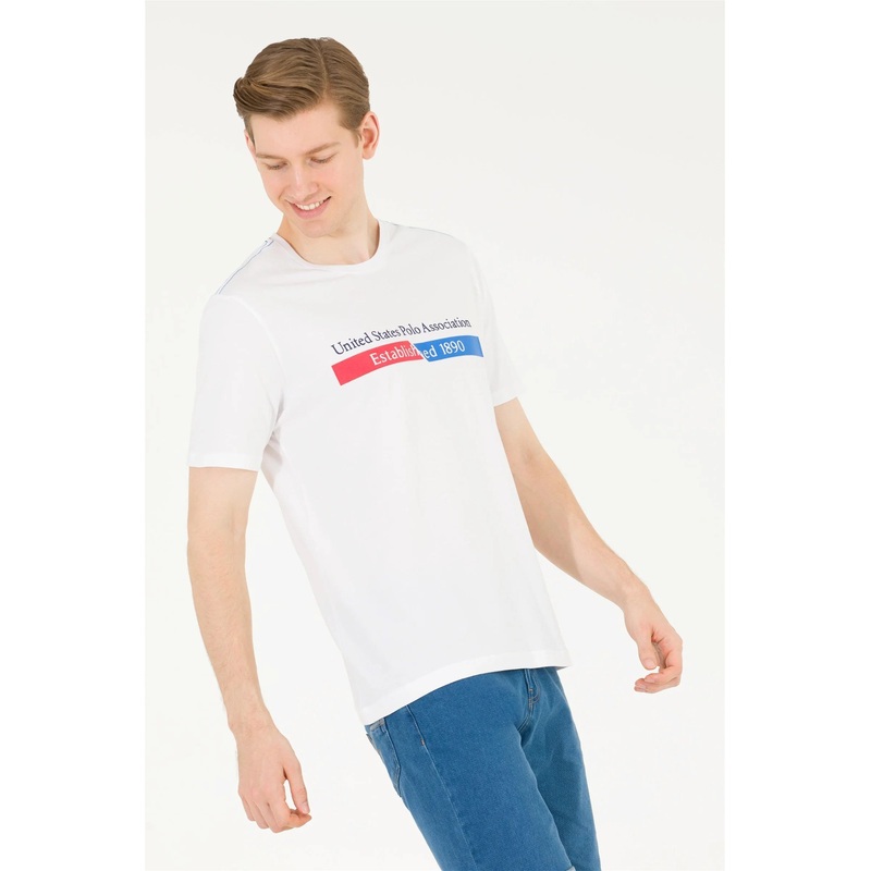 White Short Sleeve Graphic T-Shirt