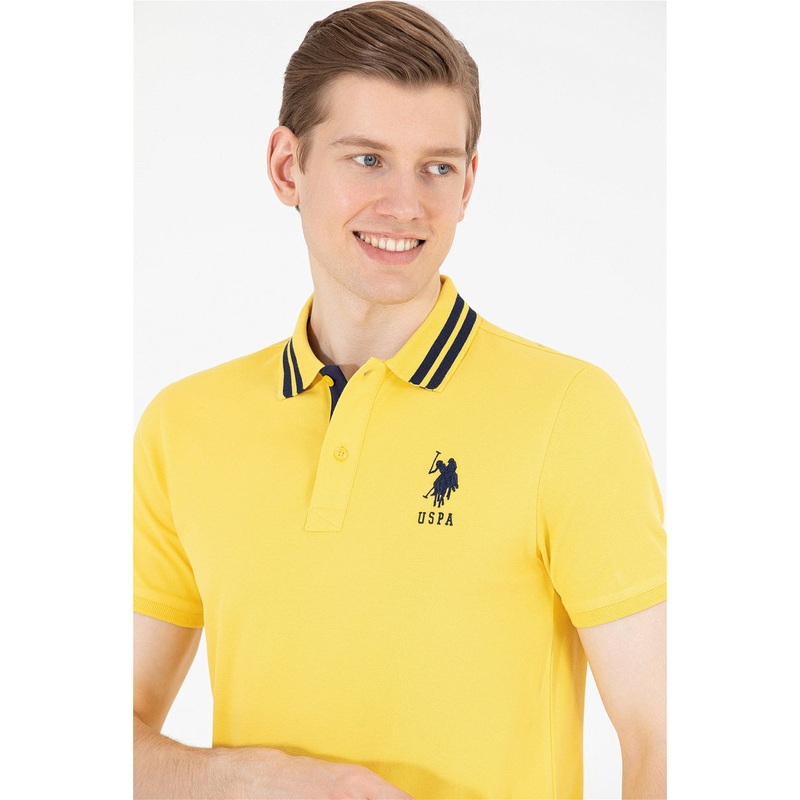 Yellow Short Sleeve Polo Shirt