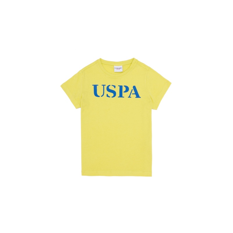 Yellow Short Sleeve T-Shirt With Graphics