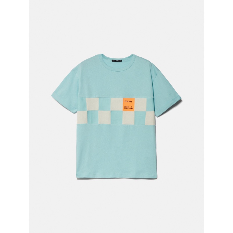 Oversized T-Shirt With Neon Details